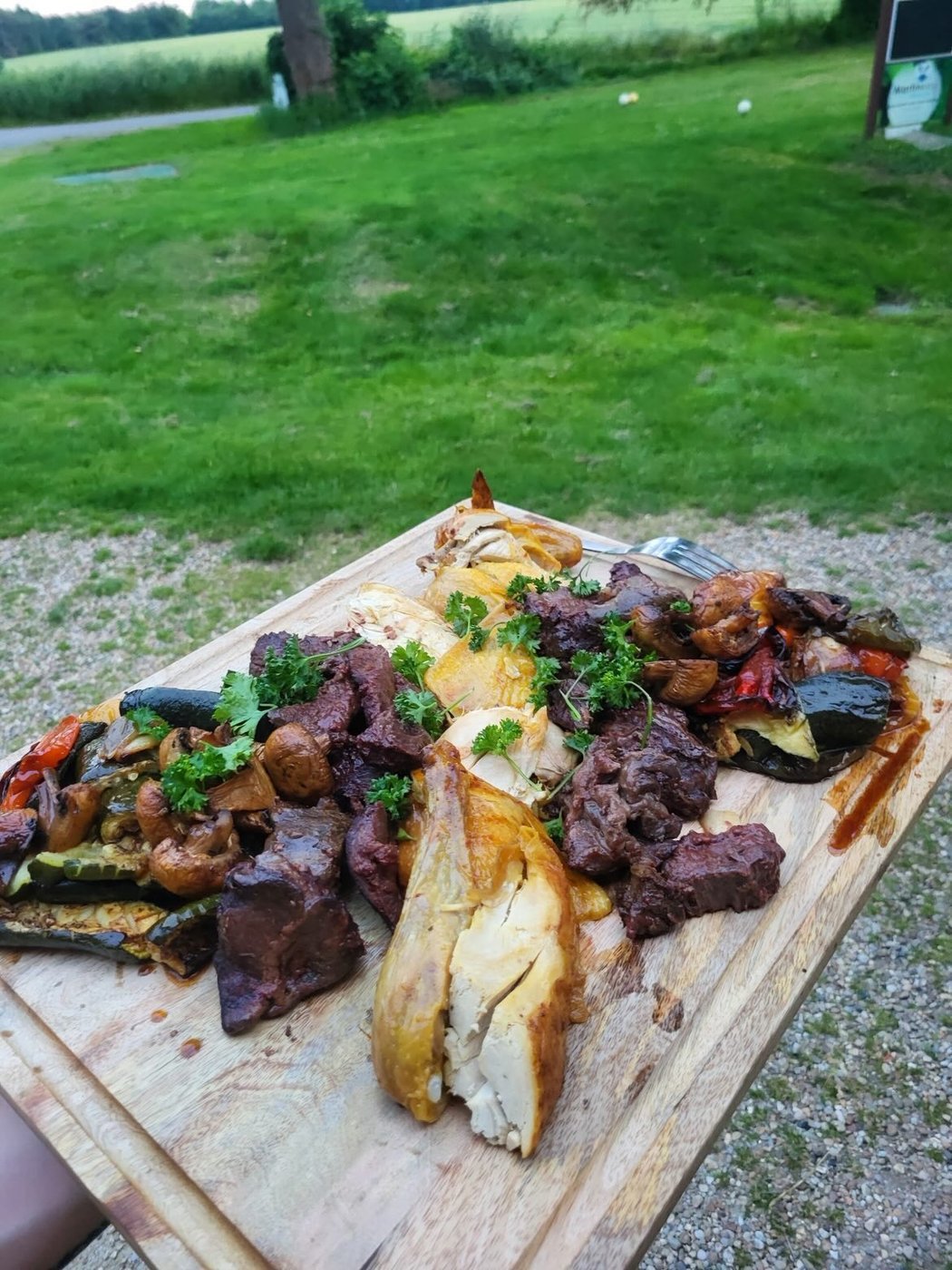 Planche signature en bois